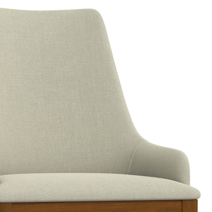 Stephanie Dining Chair (Set of 2) in Natural Linen Look Fabric