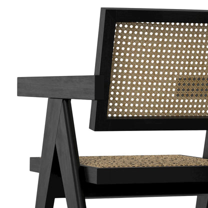 Regina Dining Arm Chair (Set of 2) in Black