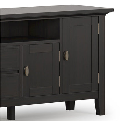 72 Inch Tv Media Stand In Hickory Brown For Tvs Up To 80 Inches