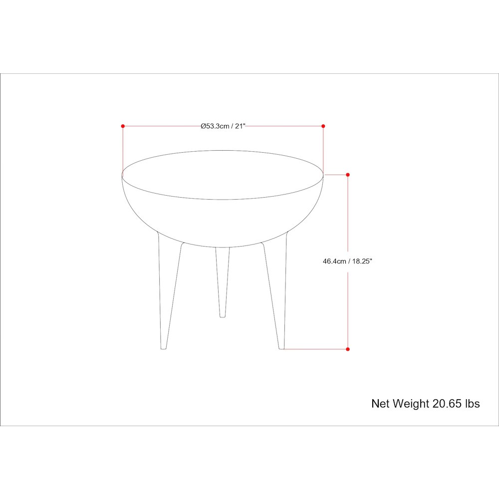 Otto Side Table In Graphite