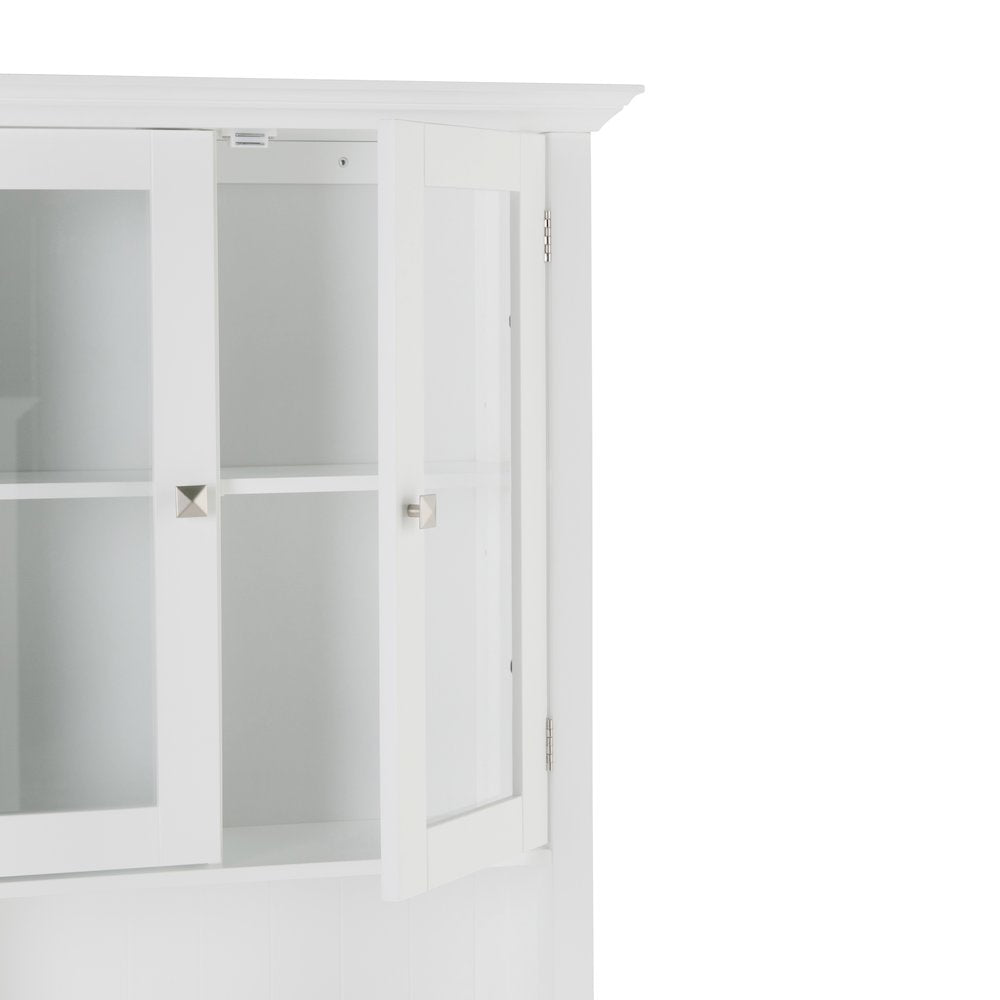 Acadian Space Saver Cabinet In Pure White