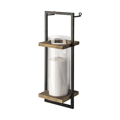 Milton Rustic wall mounted candle holder