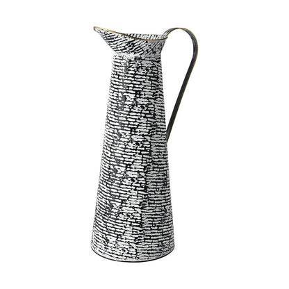 Colette Large Black/White Patterned Vase