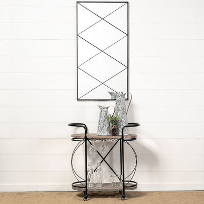 Colette Large Black/White Patterned Vase