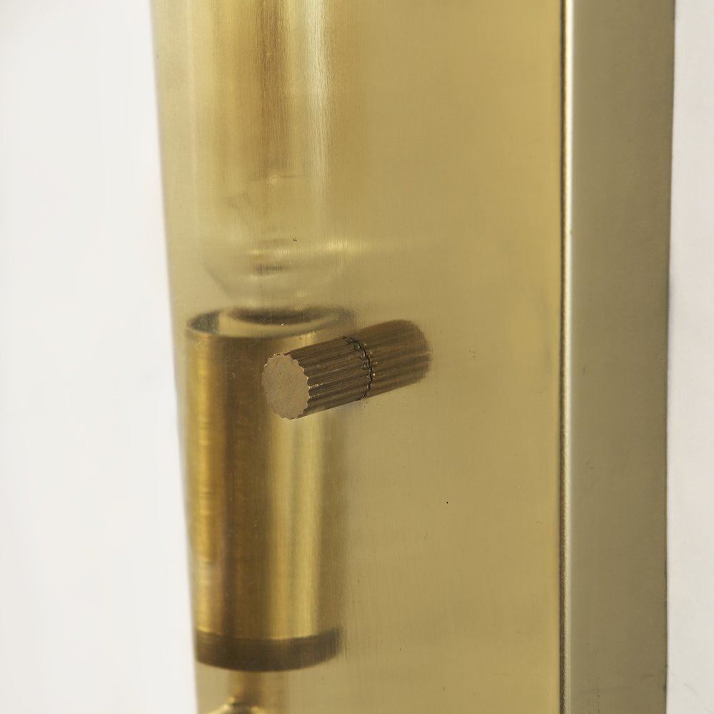Stein 5L x 6W Gold W/ White Marble Shade Wall Sconce