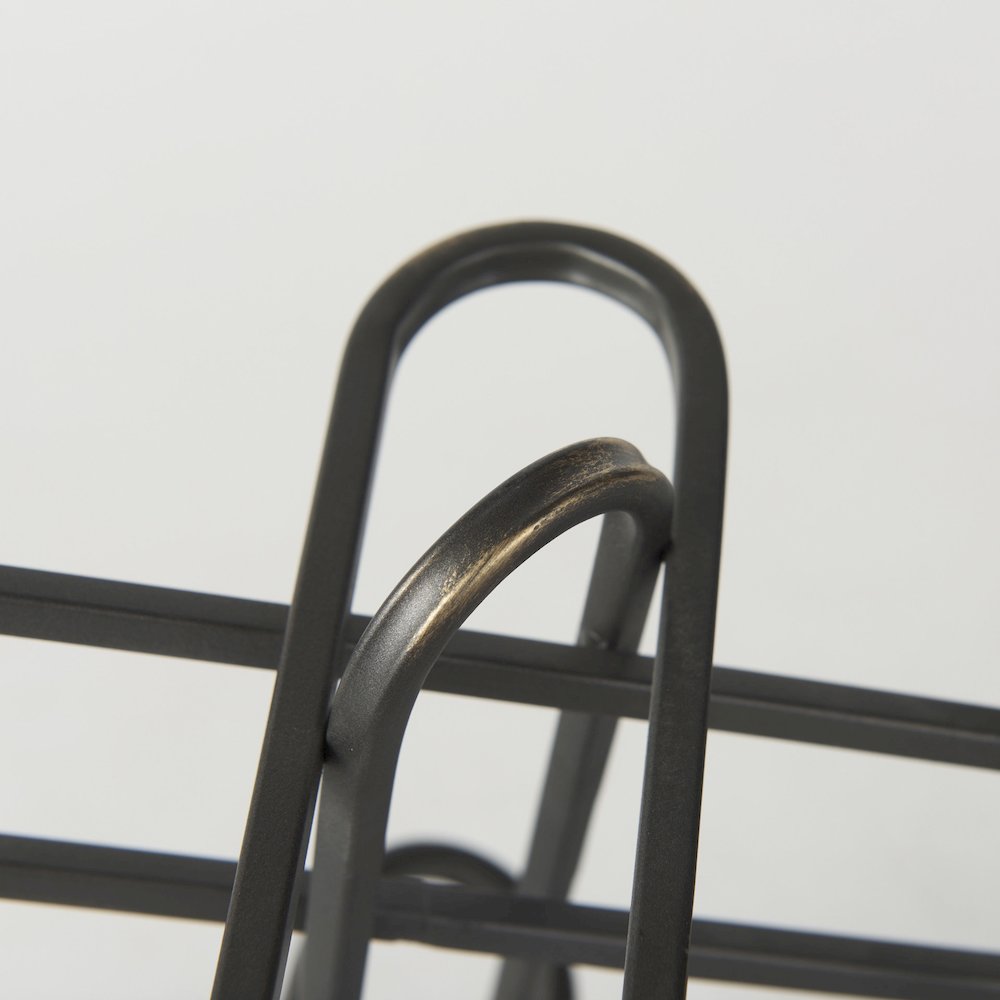 Henderson 12.2L x 9.1W x 9.1H Black Metal Paperclip Decorative Object