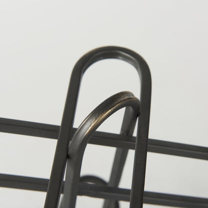 Henderson 12.2L x 9.1W x 9.1H Black Metal Paperclip Decorative Object