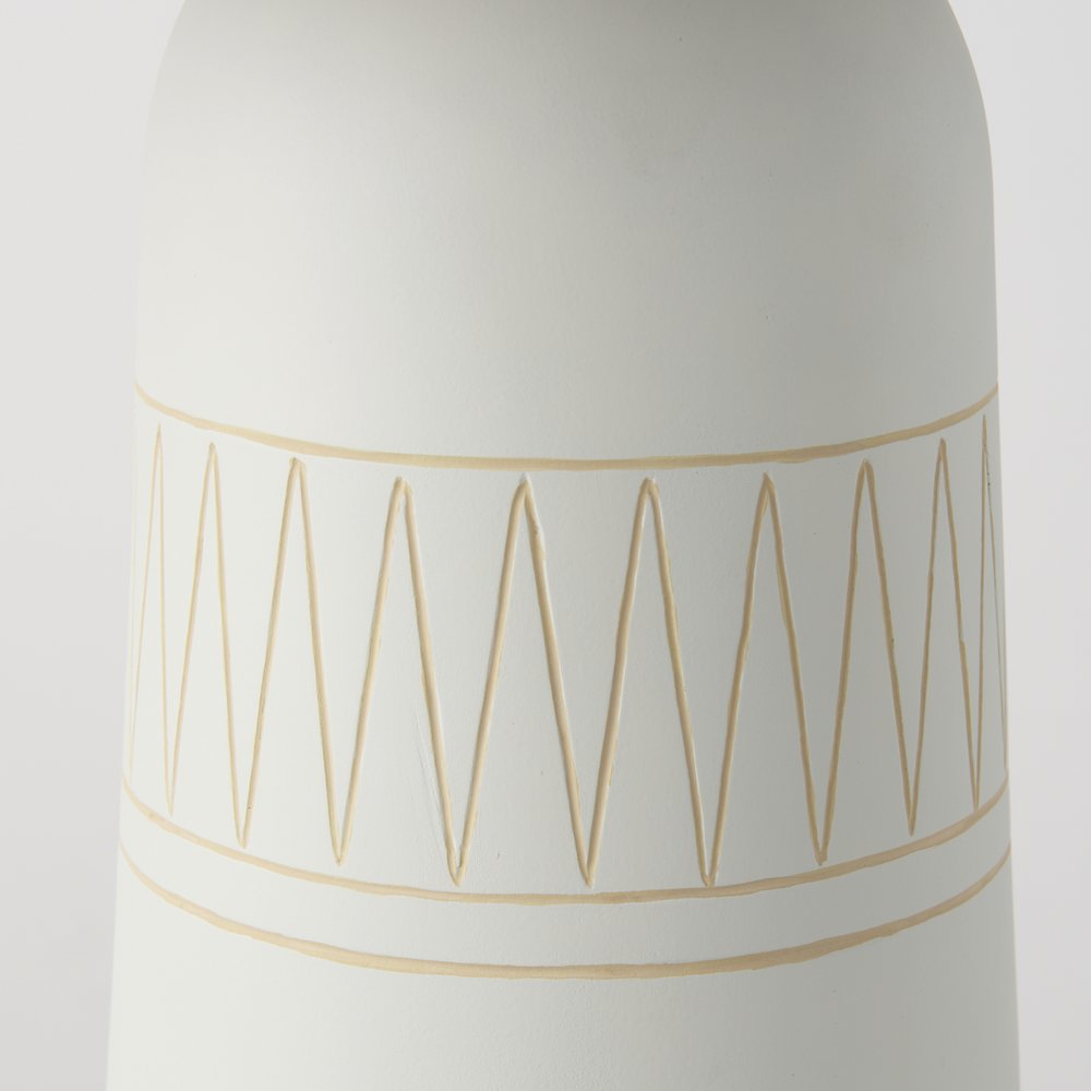 Javier 18.0L x 18.0W x 30.75H Light Base W/Cream Shade Table Lamp