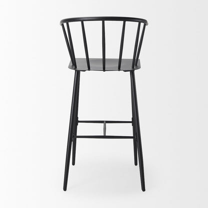 Colin Black Metal Bar Stool