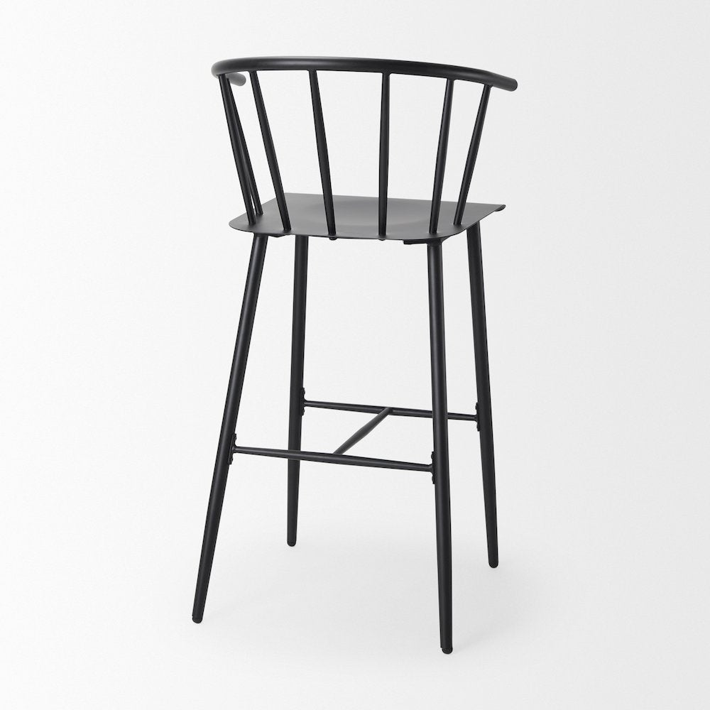 Colin Black Metal Bar Stool
