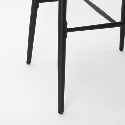 Colin Black Metal Bar Stool