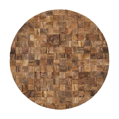 Into the Abyss II LIght Brown Wood 32" Wall Art