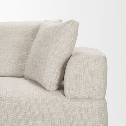 Warner Oatmeal 2 Piece Long Sofa Set
