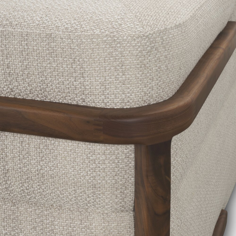 Warner Oatmeal 2 Piece Long Sofa Set