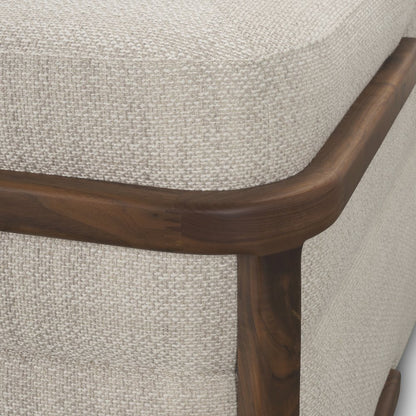 Warner Oatmeal 2 Piece Long Sofa Set