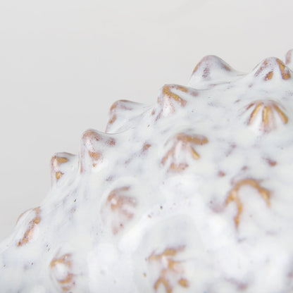 Spike (Large) 10L x 6W Off-White Ceramic Puffer Fish