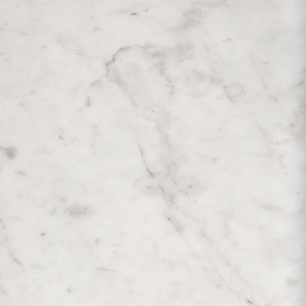 30X30 White Marble Top Black Metal Base Coffee Table
