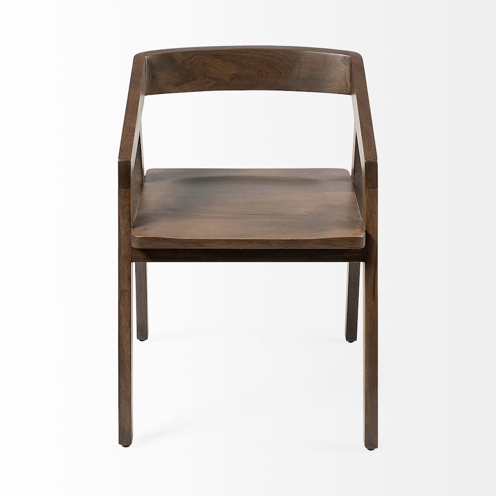 Onyx Brown Solid Wood Dining Chair