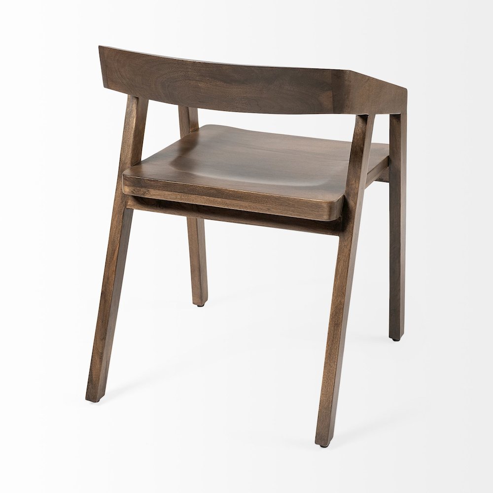 Onyx Brown Solid Wood Dining Chair
