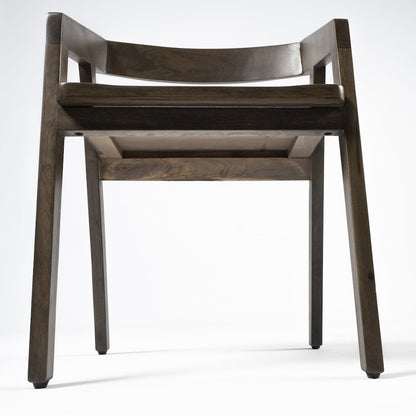 Onyx Brown Solid Wood Dining Chair