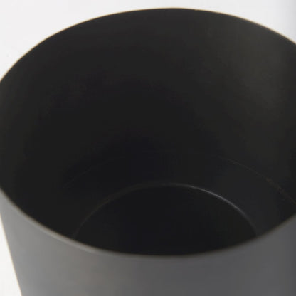 Juno 6.5H Medium Black Iron Vase