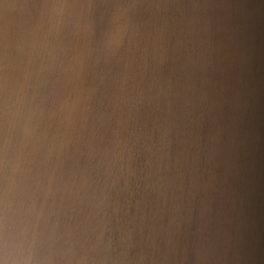 Lance 94"L x 50"W x30"H Medium Brown Solid Wood Oval Dining Table