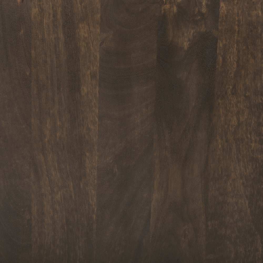 Dark Brown Wood Accent Table