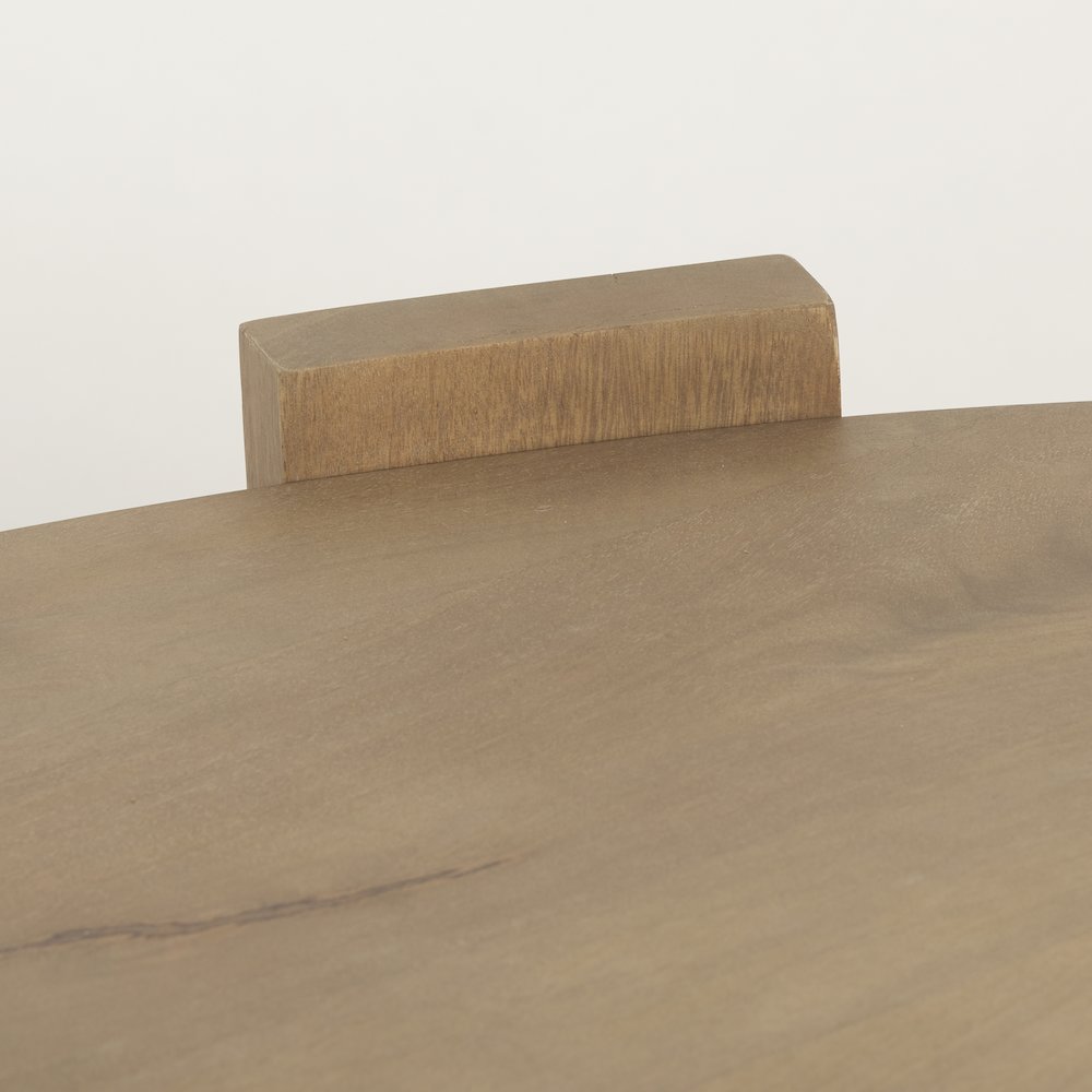 Light Brown Oblong Coffee Table