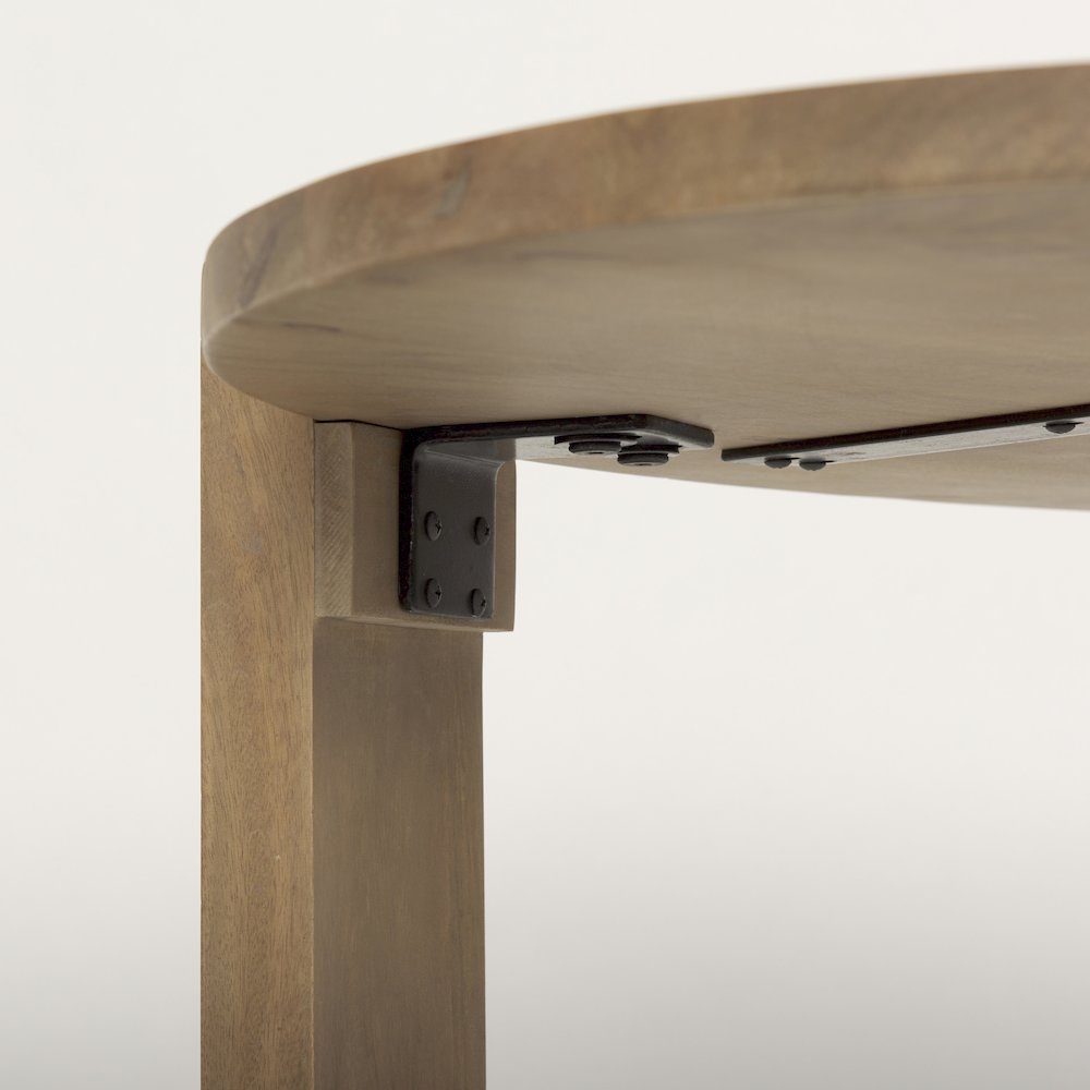 Light Brown Oblong Coffee Table