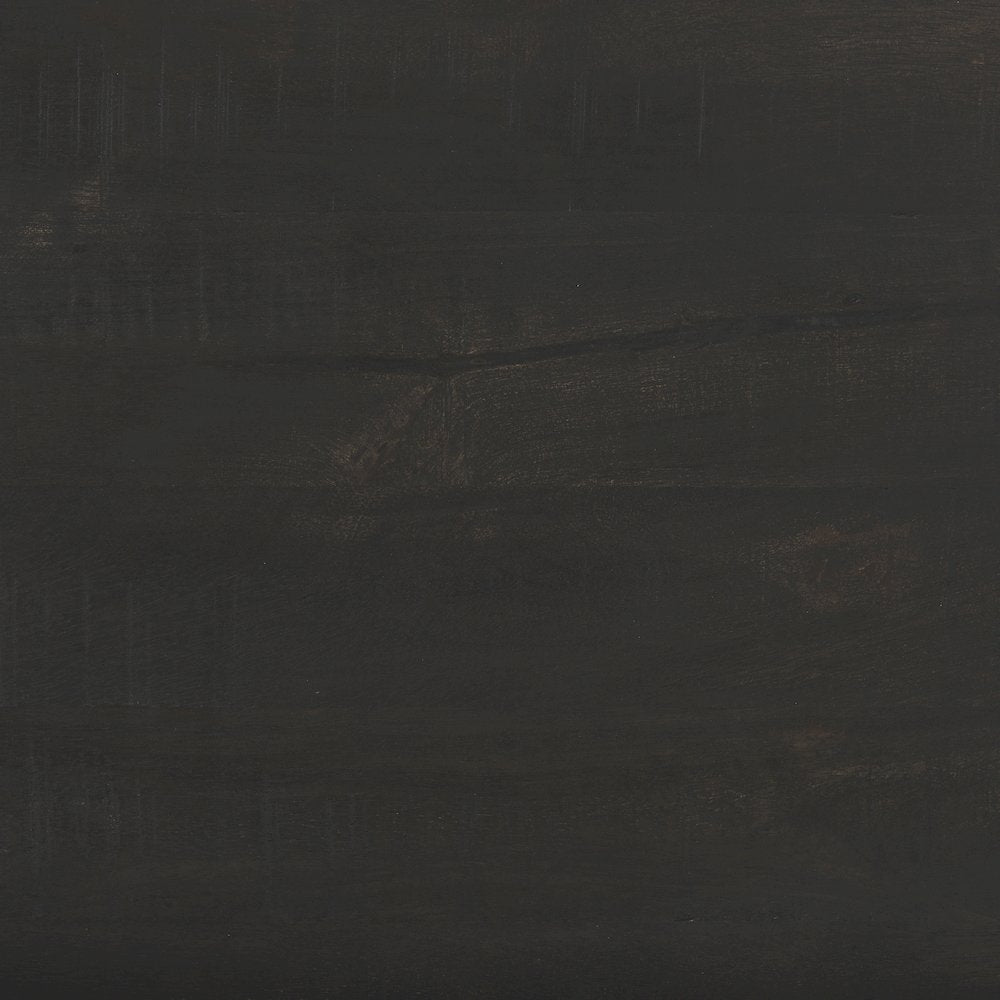 Dark Brown Wood Rectangular Coffee Table