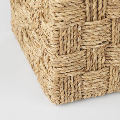 Set Of 2 Seagrass Boxes With Lids
