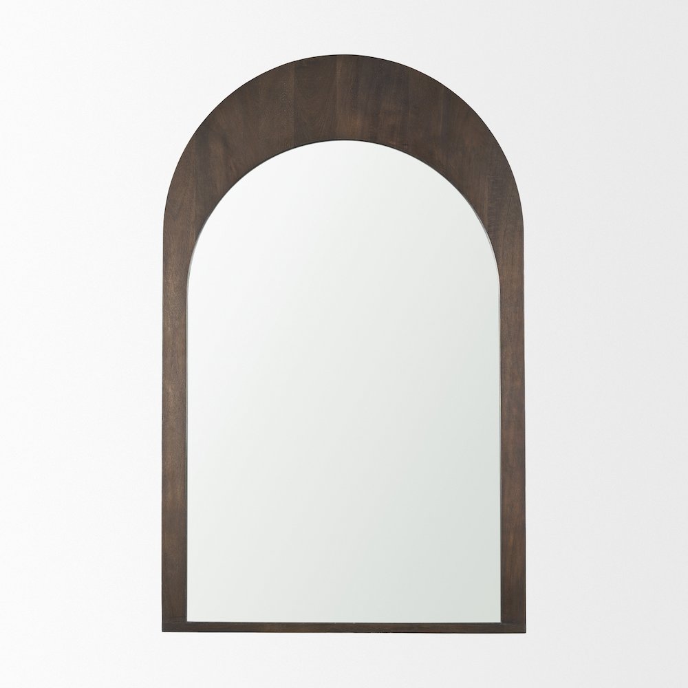 Celeste Dark Brown Medium Arched Mirror