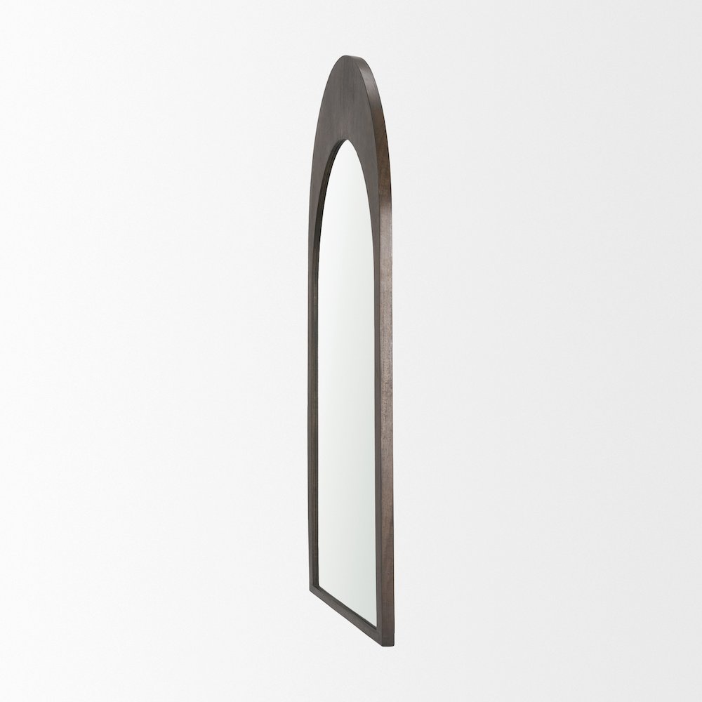 Celeste Dark Brown Medium Arched Mirror