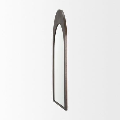 Celeste Dark Brown Medium Arched Mirror