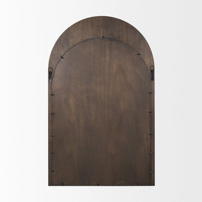 Celeste Dark Brown Medium Arched Mirror