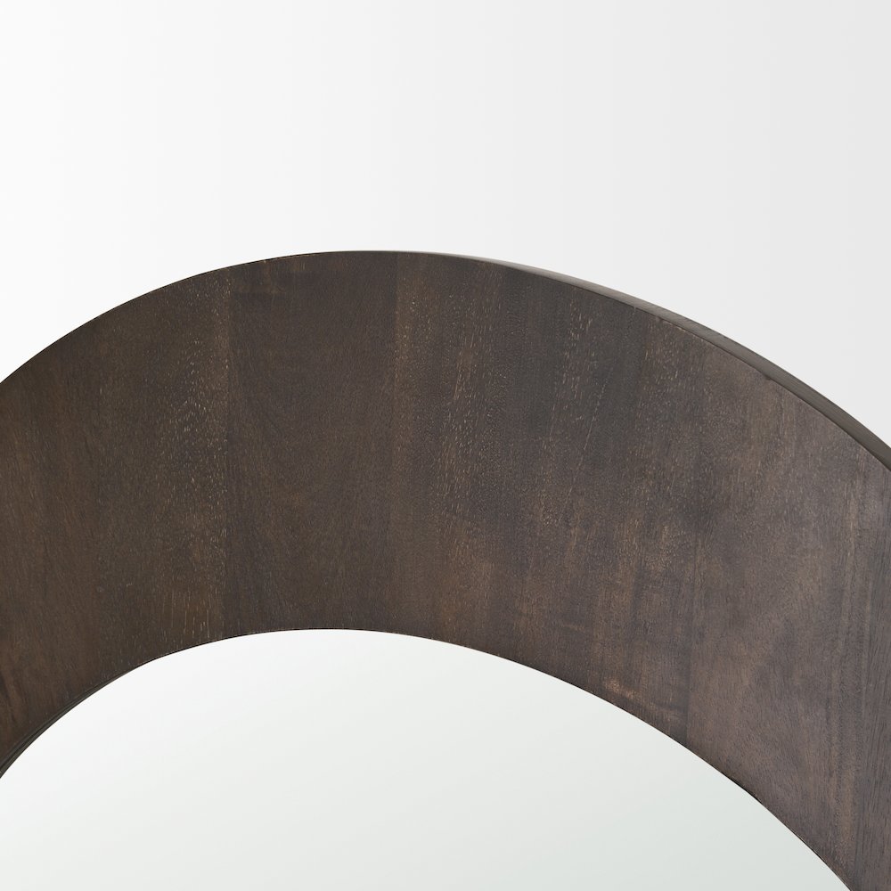 Celeste Dark Brown Medium Arched Mirror