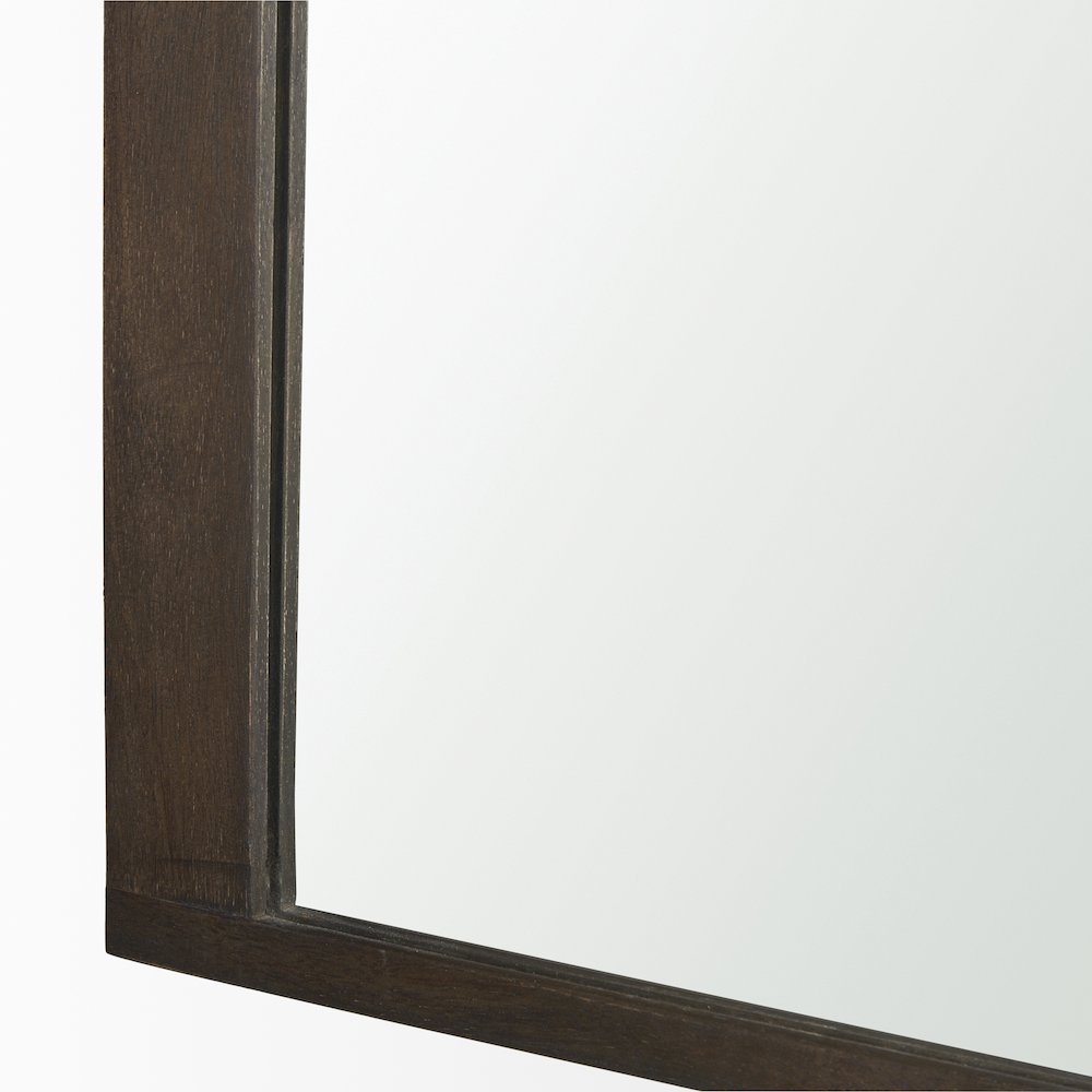Celeste Dark Brown Medium Arched Mirror
