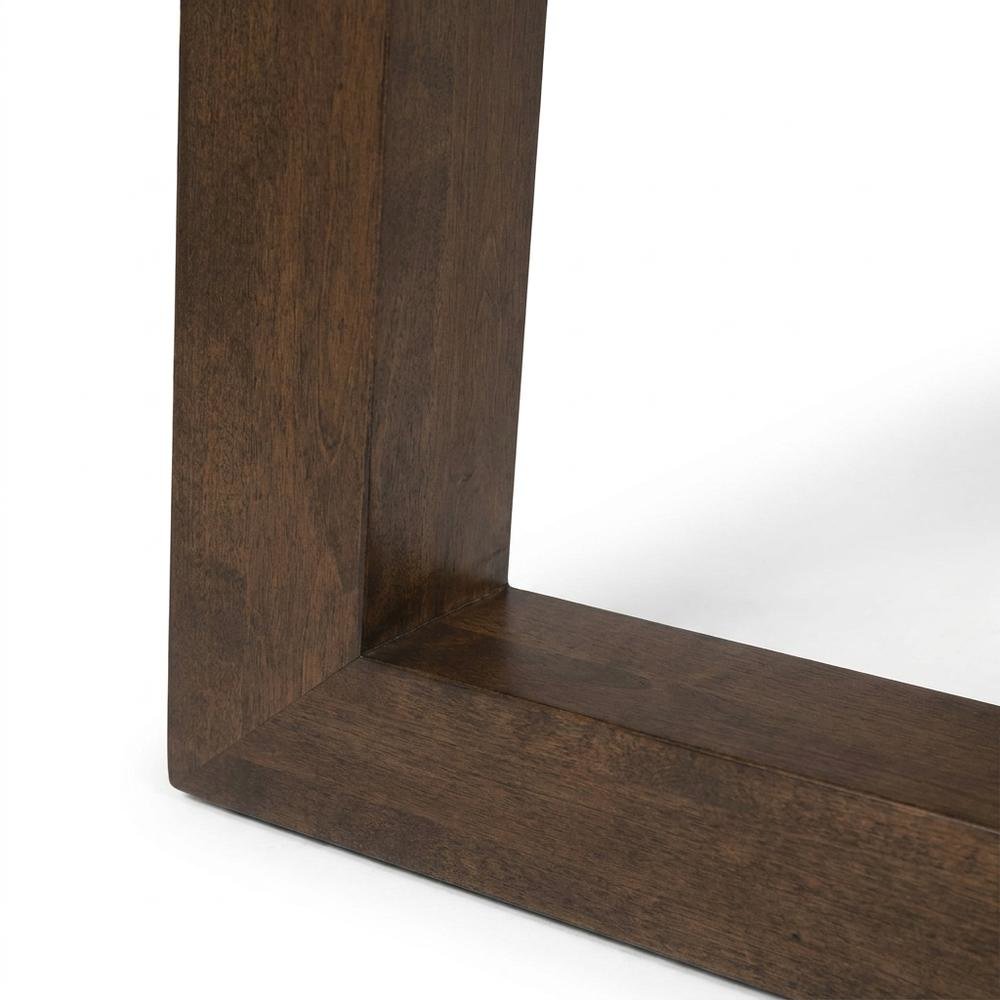 Dark Brown Extendable Dining Table with Oak and Birch Legs