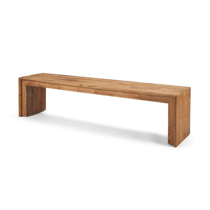 Rectangular Recycled Wooden Bench