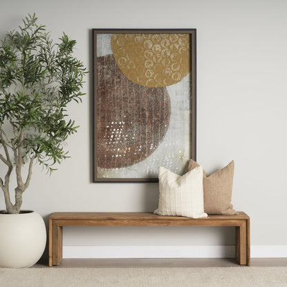 Rectangular Recycled Wooden Bench