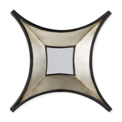Ovallas 17L x 17H Star Champagne Wood Frame Mirror