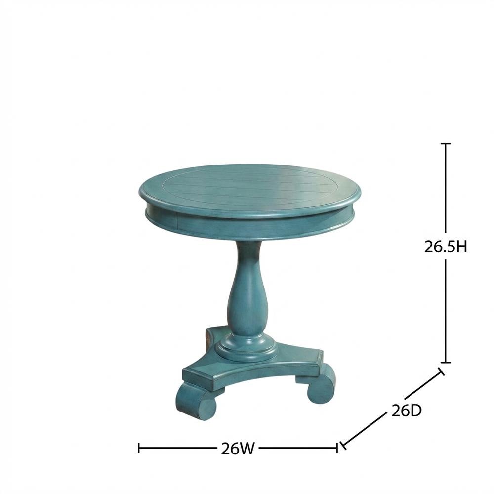 Teal, Pedestal Table, Pedestal Base, Quality Build