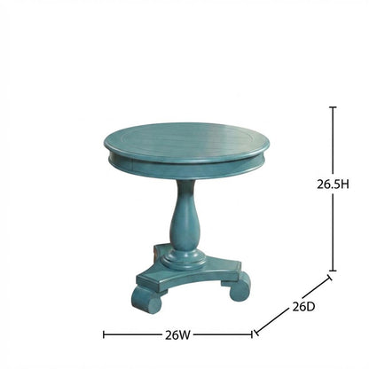 Teal, Pedestal Table, Pedestal Base, Quality Build