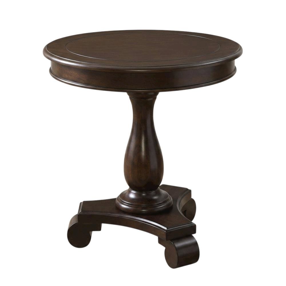 Espresso, Pedestal Table, Pedestal Base, Quality Build