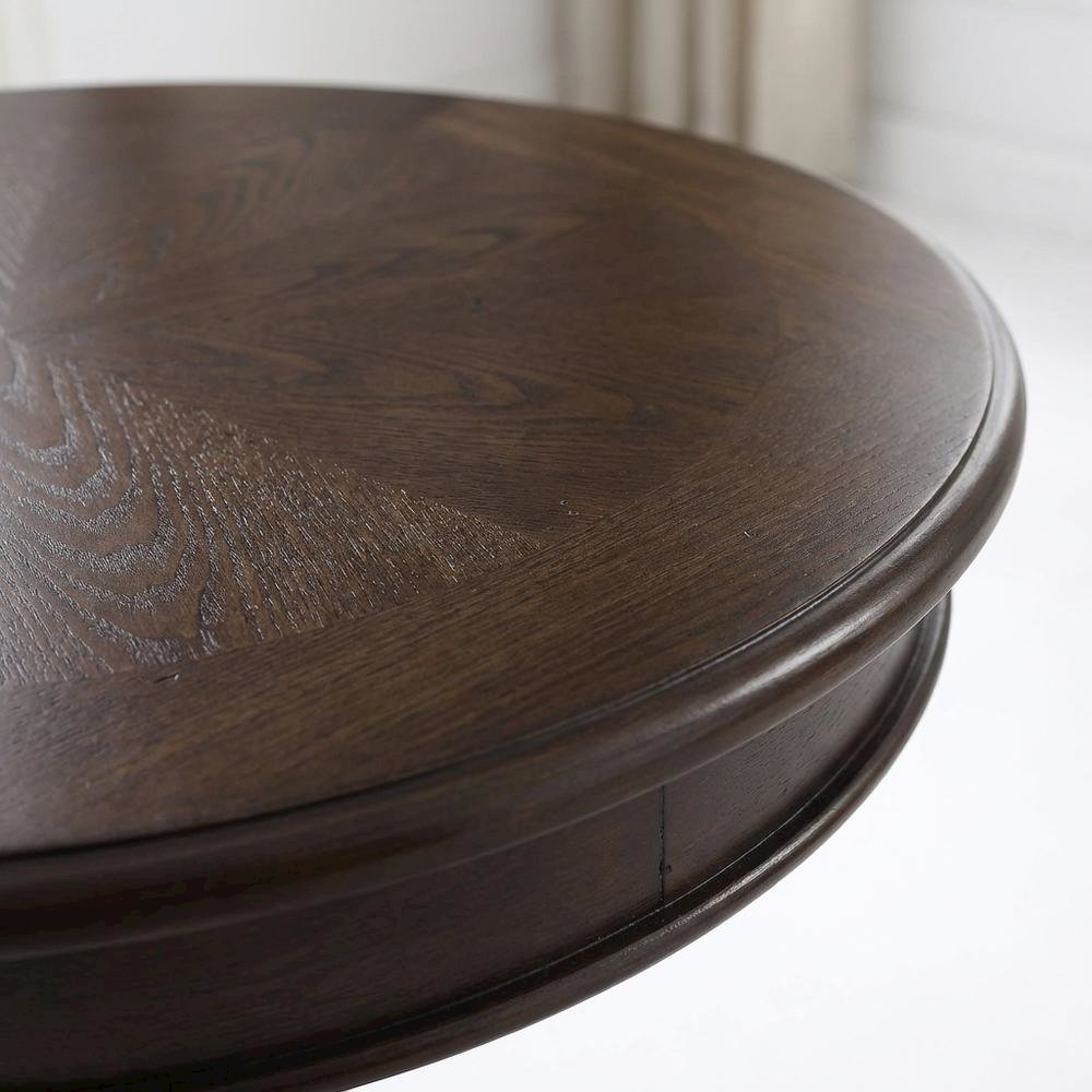 Espresso, Pedestal Table, Pedestal Base, Quality Build
