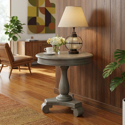 Grey, Pedestal Table, Pedestal Base, Quality Build