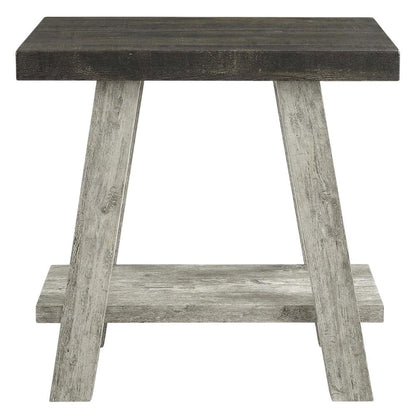 Brown, Side Table, Open Shelf, Quality Build, Durable Wood Frame