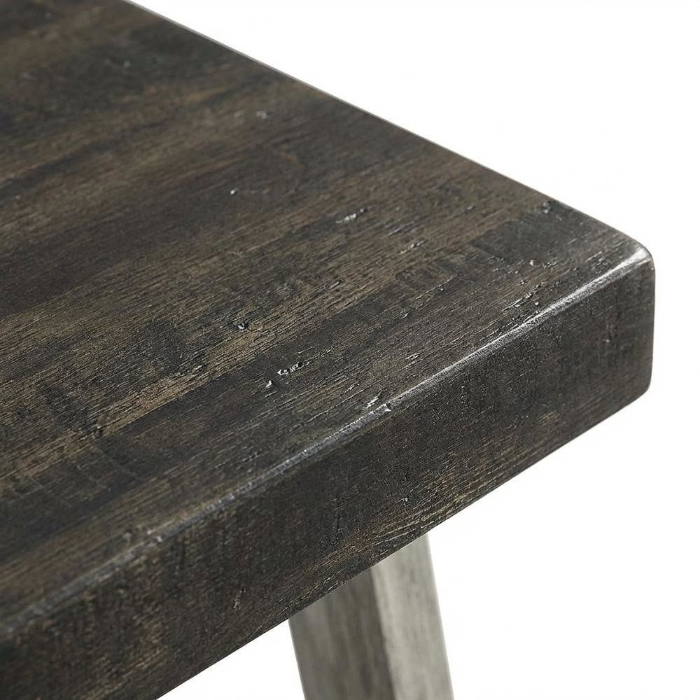 Brown, Side Table, Open Shelf, Quality Build, Durable Wood Frame