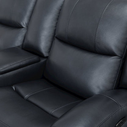 Cozura 3-Piece Leather Power Recling Living Room Set