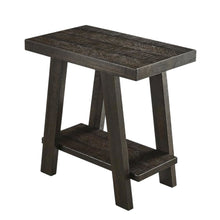 Brown, Side Table, Open Shelf, Quality Build, Durable Wood Frame